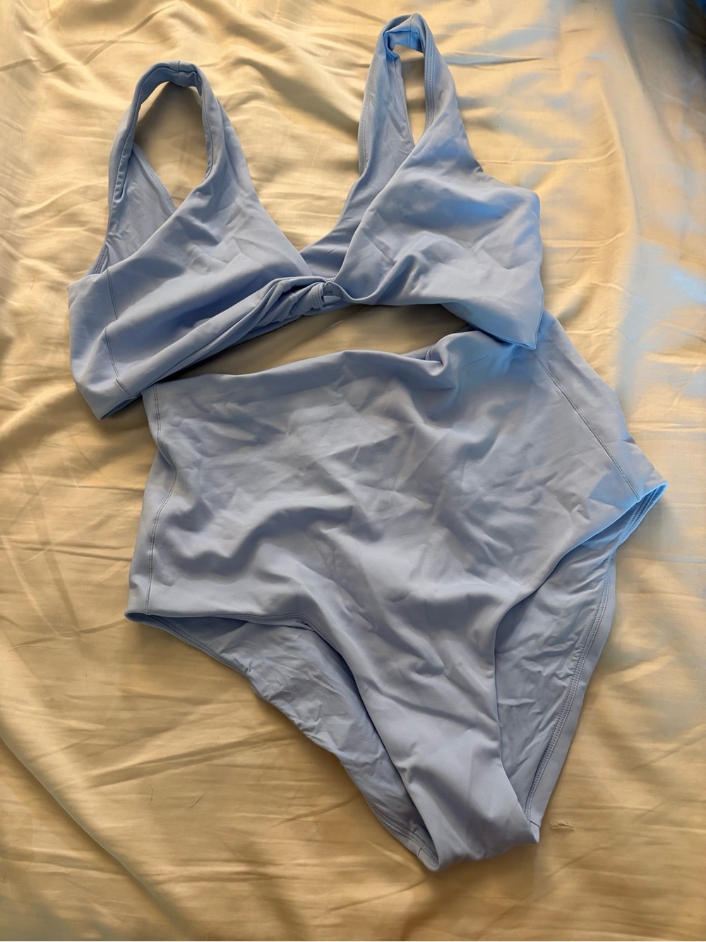 Left on Friday Light Blue Two-Piece Bikini Set